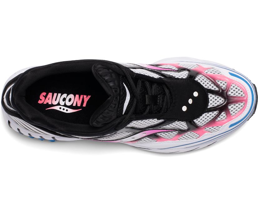 Saucony Grid Web Originals Dam Vita Rosa Blå | Sverige 759OKI